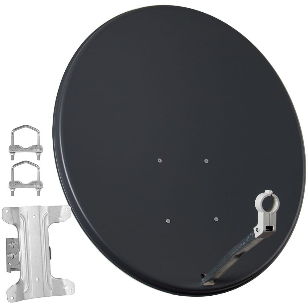 Antena satelitarna CORAB 80 cm — grafit